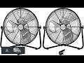 BILT HARD 20 Inch Heavy Duty Floor Fan with 3 Speeds 4650