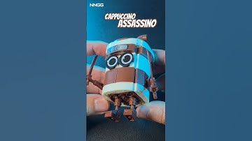 LEGO Italian Brainrot | cappuccino assassino | OBM 9116-1 | Unofficial lego | Speed Build