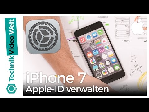 iPhone 7 Apple-ID verwalten und bearbeiten