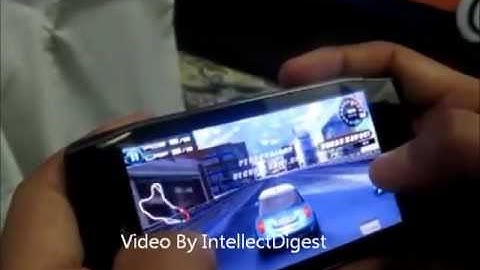 Nokia X7 Gaming Demo Asphalt Racing Game