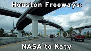 Houston Freeways - Nasa to Katy - Interstate Highways 45 and 10 - December, 2022