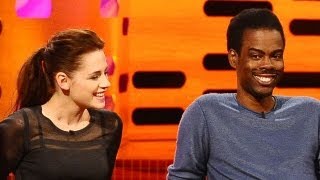 KRISTEN STEWART & CHRIS ROCK: 'She bit me last week!' (The Graham Norton Show)