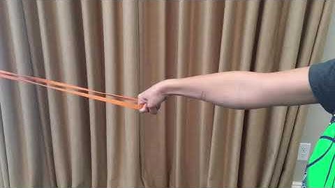 Band Resisted Radial Ulnar Deviation - Wrist Curls - Forearm Strength