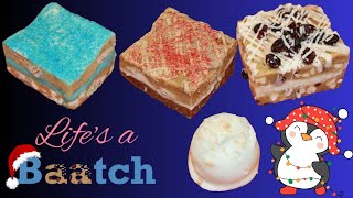 Life’s A Baatch: Pandan Cake Pop, Bars: Biscoff Toast Crunch, Winter Wonderland, Cranberry Bliss