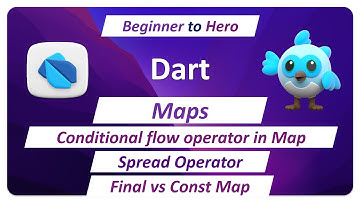 Mastering Maps in Dart: Adding Values, Const & Final Maps, Conditional and spread operators used