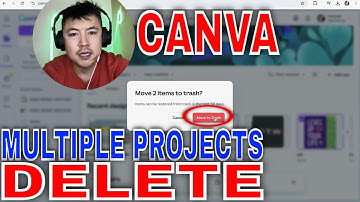 ✅ Hoe verwijder je meerdere projecten in Canva 🔴