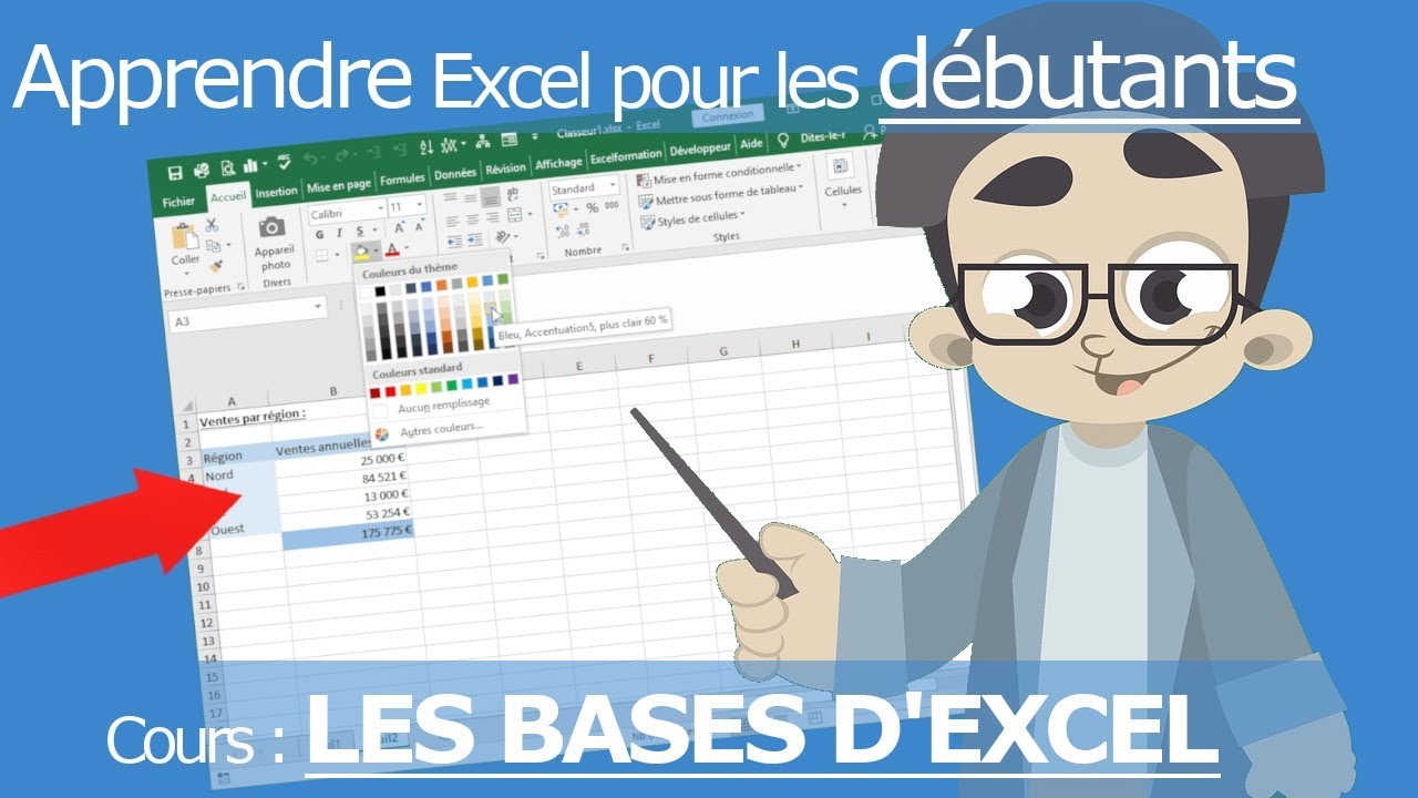 Apprendre Excel pour dbutants   Les bases dExcel