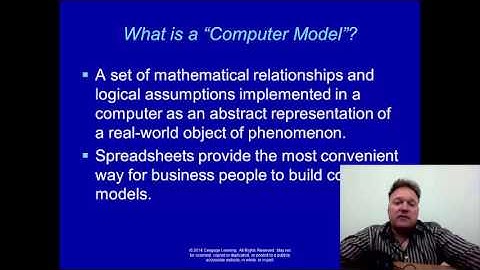 01. Decision Modeling Chapter 1 Part 1