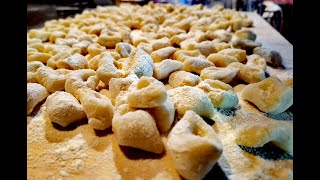 SOLO ACQUA E FARINA, come fare gli gnocchi fatti in casa con #videoricetteinsieme