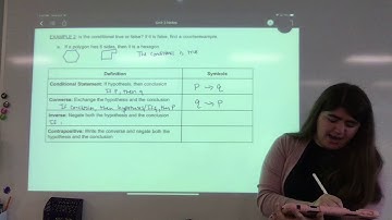 3.2 Video Lesson - Conditional and Biconditional Statements