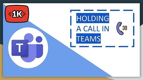 How to Hold a Call in Microsoft Teams in 2021 I Microsoft 2021 I Microsoft Teams 2021 I 4K I