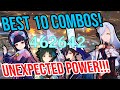 BEST 10 COMBOS FOR Shenhe AND Yunjin! Unexpected yet POWERFUL! Genshin Impact