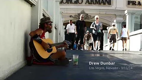 Badass Drew Dunbar covering Hey Joe Acoustic (Live footage)