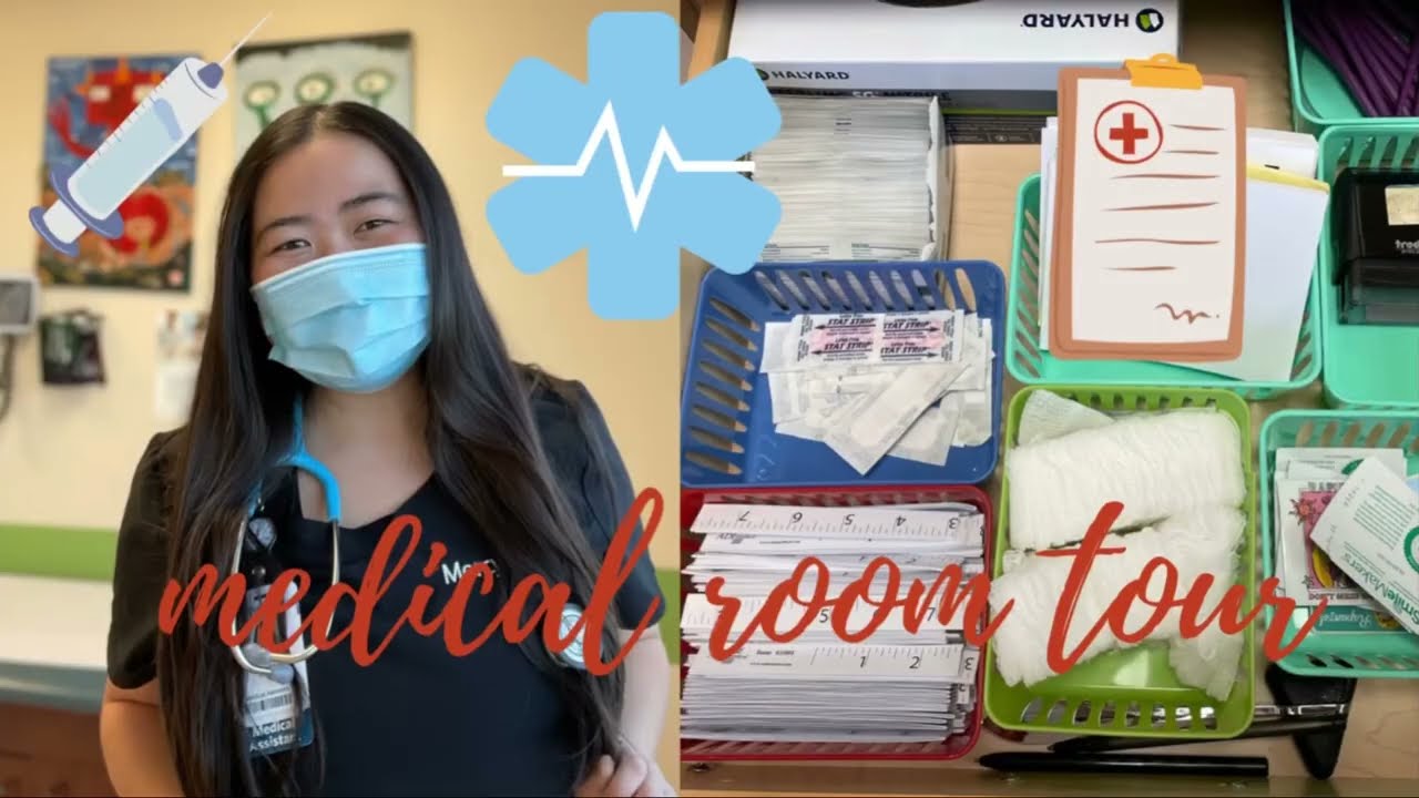 A TOUR OF A PEDIATRICIANS SICK ROOM 😷 🦠🩺
