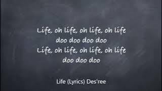 Life (Lyrics) Des'ree #life #lyrics #des'ree
