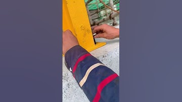 Cantilever beams hang on the exterior walls- Good tools and machinery make work easy