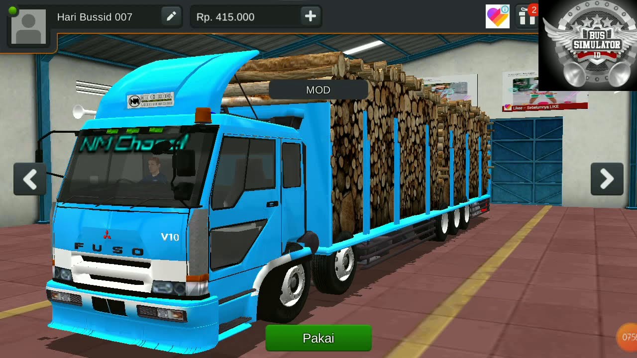 CARA PASANG MOD TRUCK FUSO DI BUS SIMULATOR INDONESIA