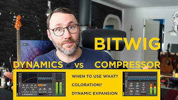 Dynamic Expansion Explained - Bitwig Dynamics vs Compressor