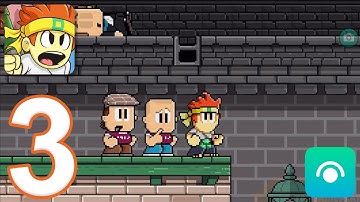 Dan The Man - Gameplay Walkthrough Part 3 - Stage 8: Levels 4-5 (iOS, Android)