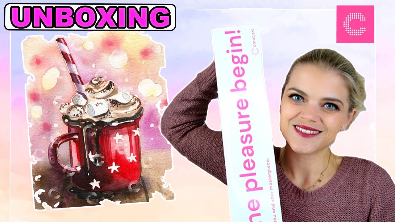 DIAMOND PAINTING UNBOXING 🥰 Carat.art +RABATTCODE