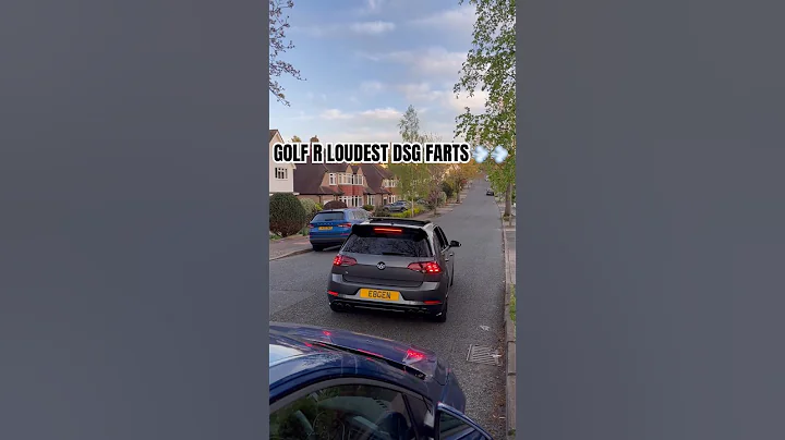 VW GOLF R LOUDEST DSG FARTS IN THE WORLD 💥💨 #golfr #dsg