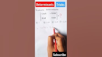 Matrices and determinants class 12 math tricks।#matrices#shorts#determinants