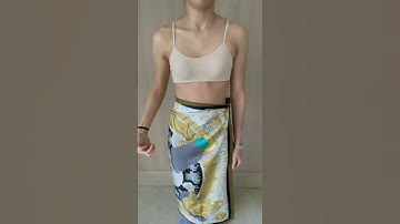 Fashion Hack: Turn your Scarf into a Summer Top #shorts