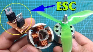 Simple creative ideas brushless motor | Top electronics project