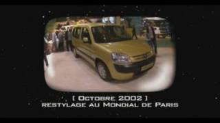 October 1996 Citroen Berlingo & Peugeot Partner At The Paris Automobile Excibition