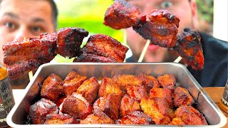 Pork belly lollipops! Šťavnaté masíčko na špejli! Tohle lízátko není pro děti!