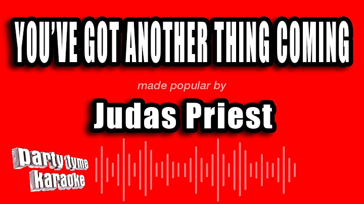 You've Got Another Thing Comin' Karaoke version - Karaoke performance video thumbnail
