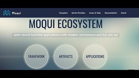 Learn Moqui   Session 9 - Source Management Guide and IDE Setup
