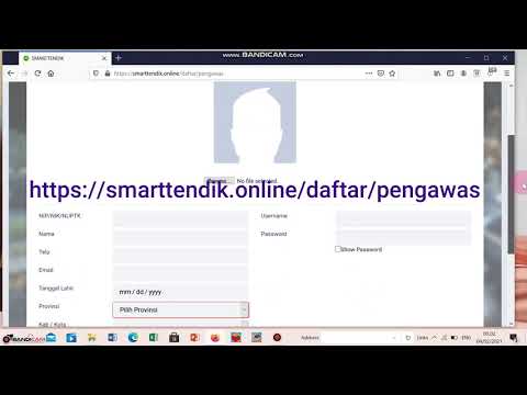 Tutorial Smarttendik Pengawas (Cara registrasi untuk pengawas yang belum punya akun)