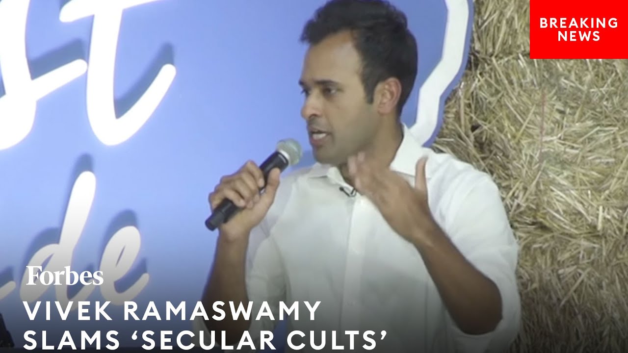 Vivek Ramaswamy Goes Off On 'Secular Cult' Of Identity Politics In Speech To Iowa Voters