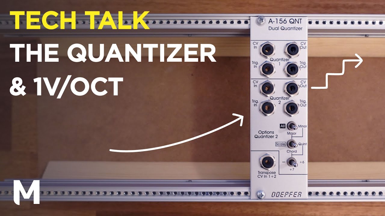 The eurorack quantizer and 1v/oct, with patchtips! with the Doepfer