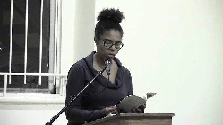 R. Erica Doyle reading at the Poetry Project