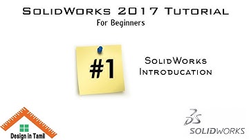 SolidWorks 2017 in Tamil Tutorial 1: Interface, Add ins, New Part, Options , Units