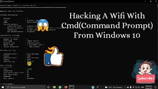 Wifi Hacked Successfully With CMD