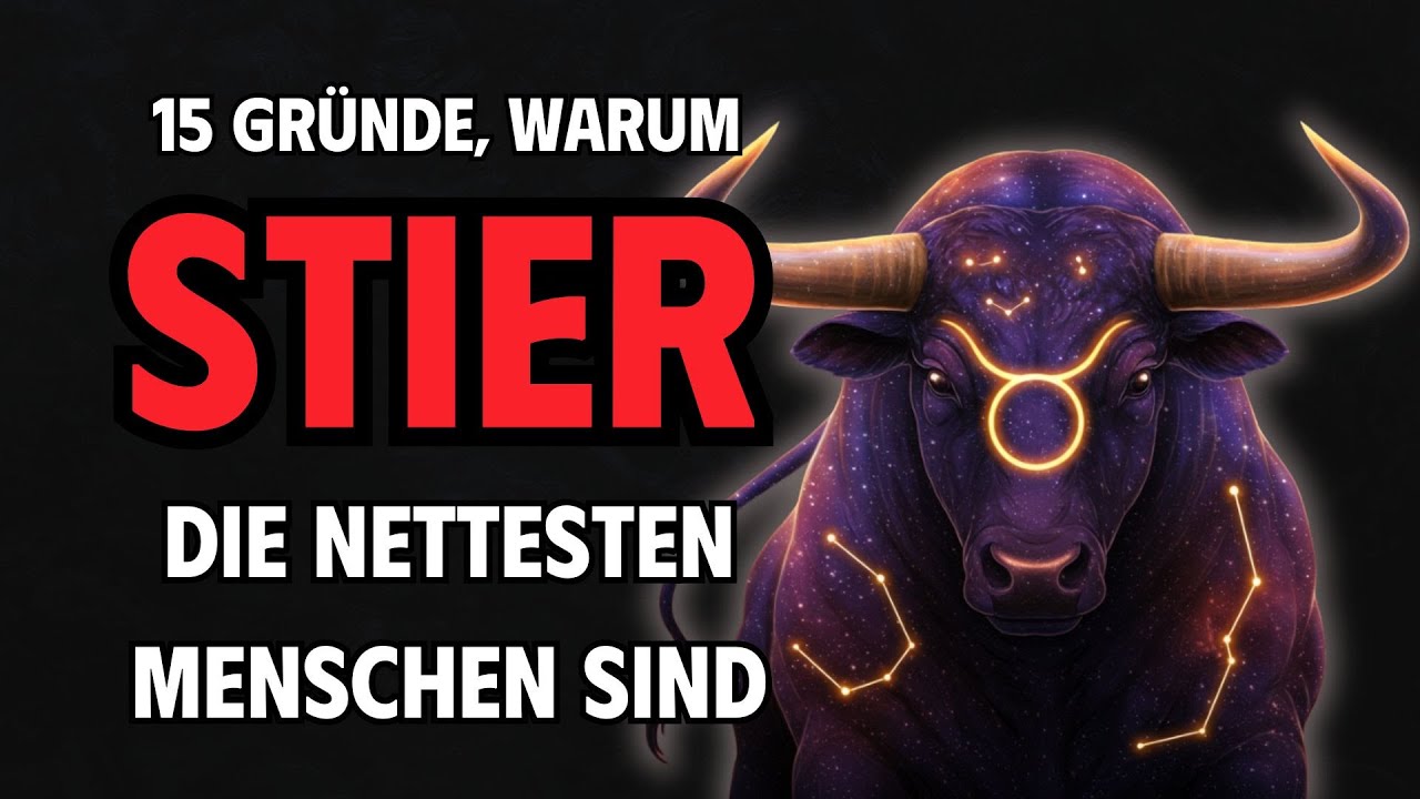 15 Gründe, warum Stiere die nettesten Menschen sind