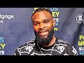 TYRON WOODLEY REACTS TO TATTOO BET WITH JAKE PAUL; CONFIDENT IN WIN & TALKS UFC FIGHTER PAY