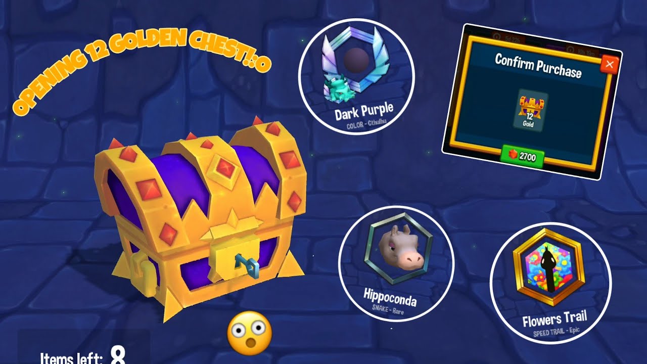 OPENING 12 GOLDEN CHEST!! - Snake Rivals🐍