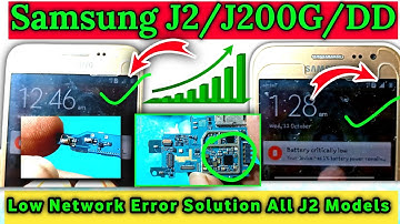 Samsung J2/J200G/DD Low Network Solution | J2 all models low network issue | IC LEVEL #mobile_repair