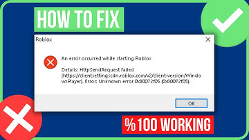 FIX ROBLOX AN ERROR OCCURRED WHILE STARTING ROBLOX ERROR (Windows 7/8/10/11)