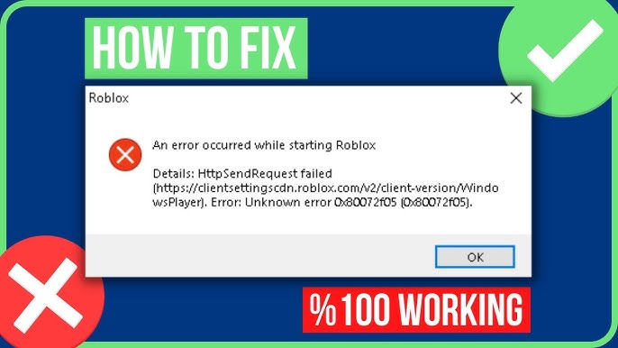 An Error Occurred While Starting Roblox Studio Açılmıyor I Error Opening  Hatası Fix Hatası Çözüm2021 