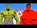 HOMEM ARANHA e HULK vs HULK VERMELHO - GTA V MODS - IR GAMES