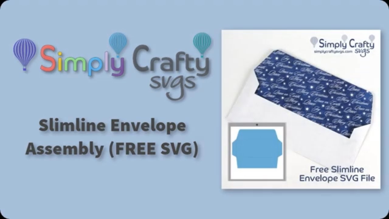 Download Slimline Envelope Assembly Free Svg Youtube