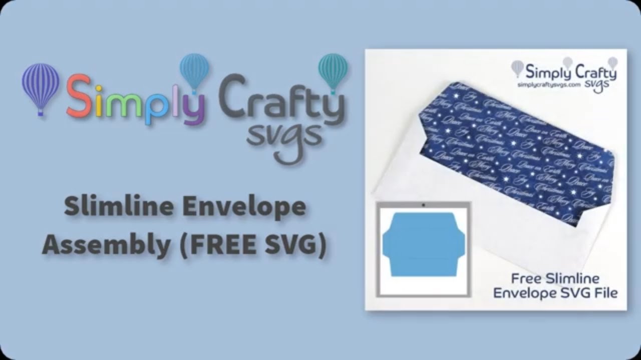 Download Slimline Envelope Svg File Simply Crafty Svgs