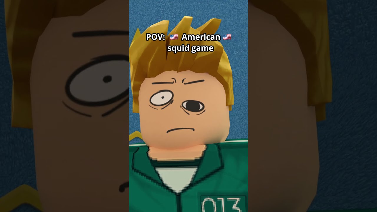 American Squid Game Credit By Loicspaghetti Short Shorts Roblox Memes Squidgame