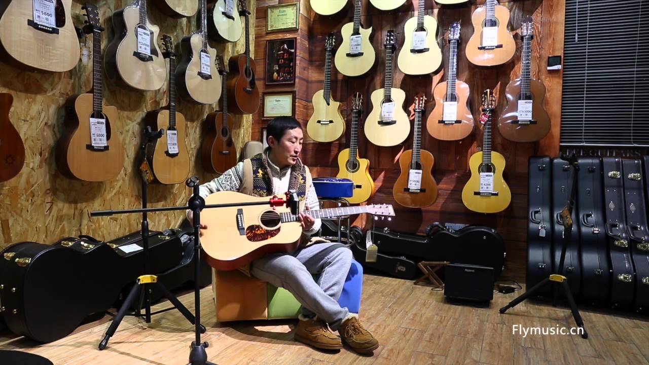 马丁 Martin D-16GT guitar FLYMUSIC - YouTube