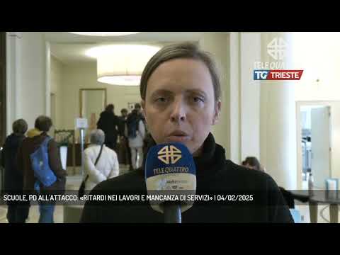 SCUOLE, PD ALL'ATTACCO: «RITARDI NEI LAVORI E MANCANZA DI SERVIZI» | 04/02/2025